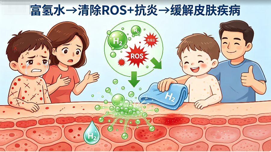 NB氢水改善儿童特应性皮炎病情临床试验