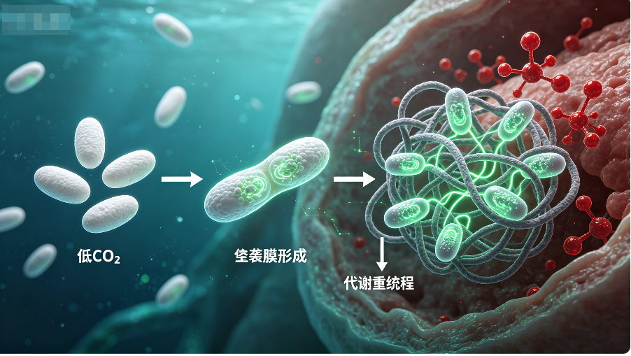 Sensing the host atmosphere: carbon dioxide regulates virulence and drug response in medically relevant fungi.
