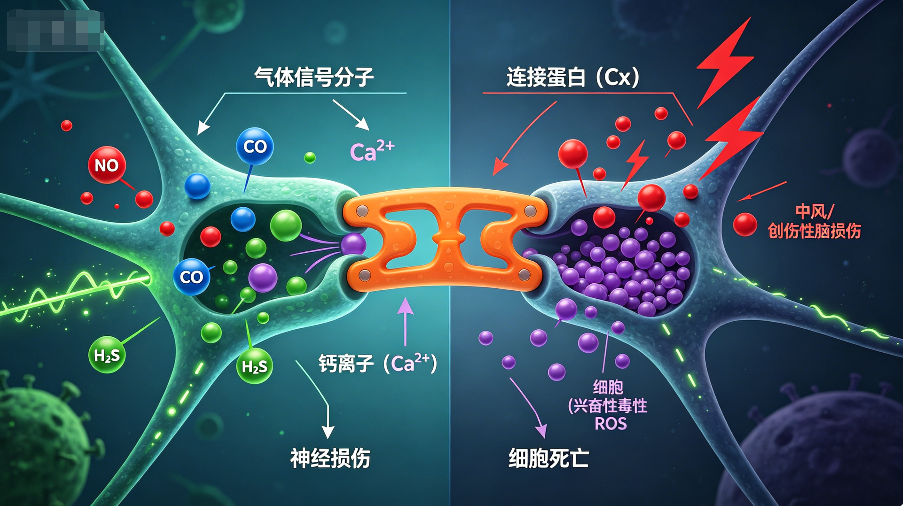 Gasotransmitters in the regulation of connexins in central and peripheral nervous system injuries.