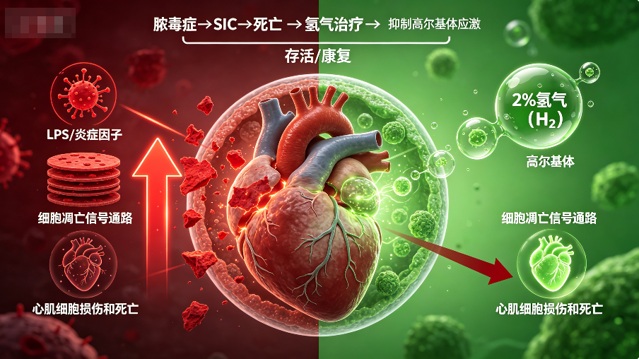 氢气通过改善高尔基体应激介导的自噬、炎症和凋亡，保护