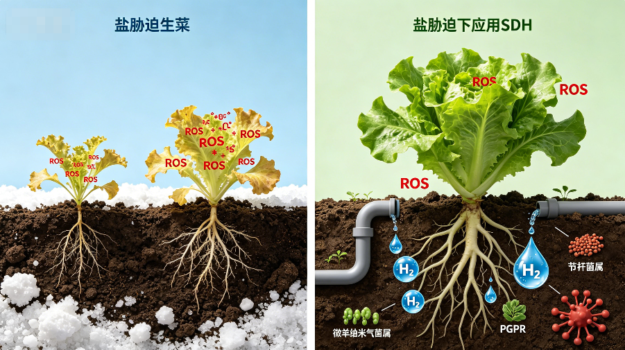 氢水提高生菜耐盐性能的机制研究【江苏大学】